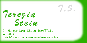 terezia stein business card